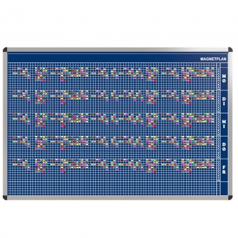 Personal-Raum-Plan, 10 Stunden, 83 Spalten, 103x177 cm, Personal-Raum-Plan, 10 Stunden, 83 Spalten, 103x177 cm,